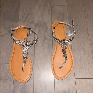 ASOS Silver and Tan Shoes